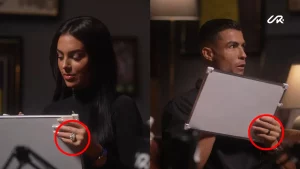 Cristiano Ronaldo seen with rings on his finger in marriage hint in video on record-breaking YouTube channel